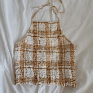 American Eagle crop halter top women's xs